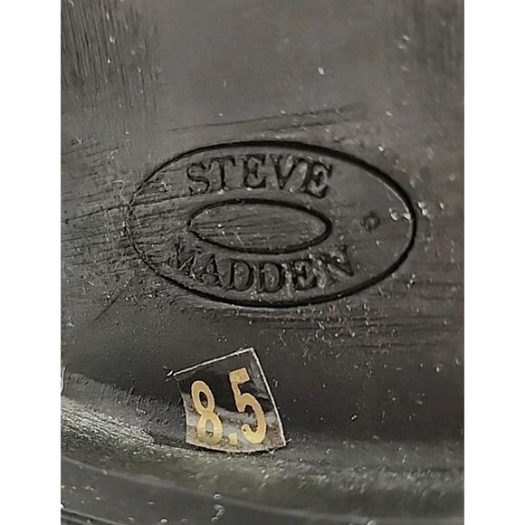 Steve Madden Leather Womens Troopa Combat Boot Size 8.5 Taupe Lace Up - Picture 2 of 14